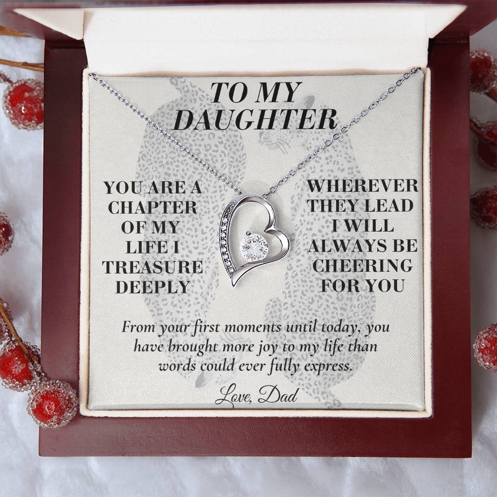 C187 - You Do Not Have To Be Perfect To Make Me Proud You Only Have To Be Yourself - Forever Love Necklace