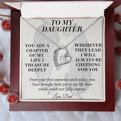 C187 - You Do Not Have To Be Perfect To Make Me Proud You Only Have To Be Yourself - Forever Love Necklace