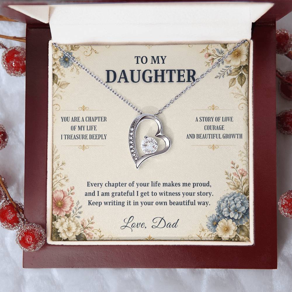 C12 - You Are The Beautiful Chapter Of My Life I Will Always Read With Pride - Forever Love Necklace