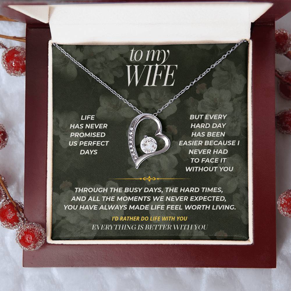 S79 - You Make Life Worth It – Forever Love Necklace From Husband