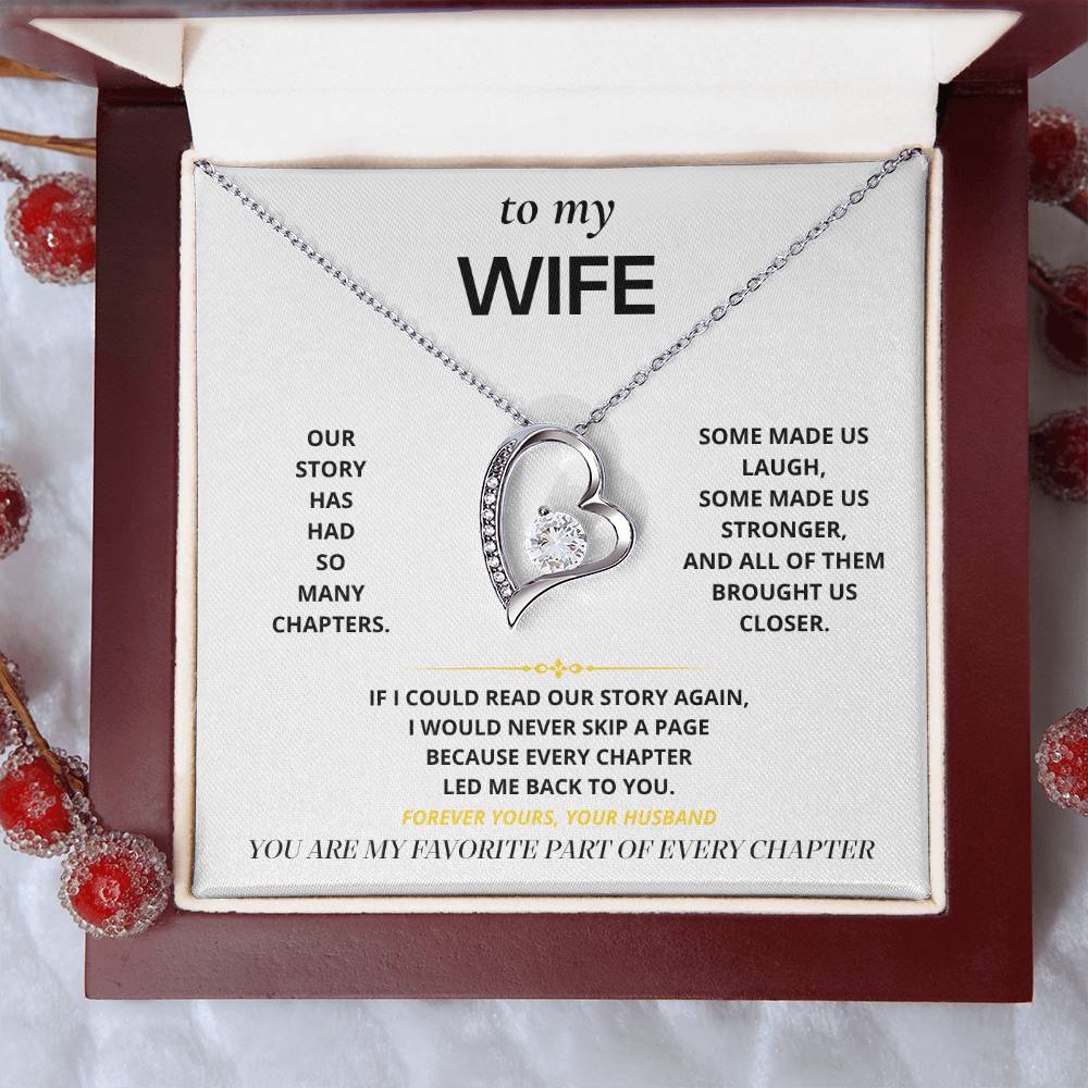 S23 - Every Chapter With You – Forever Love Necklace From Husband
