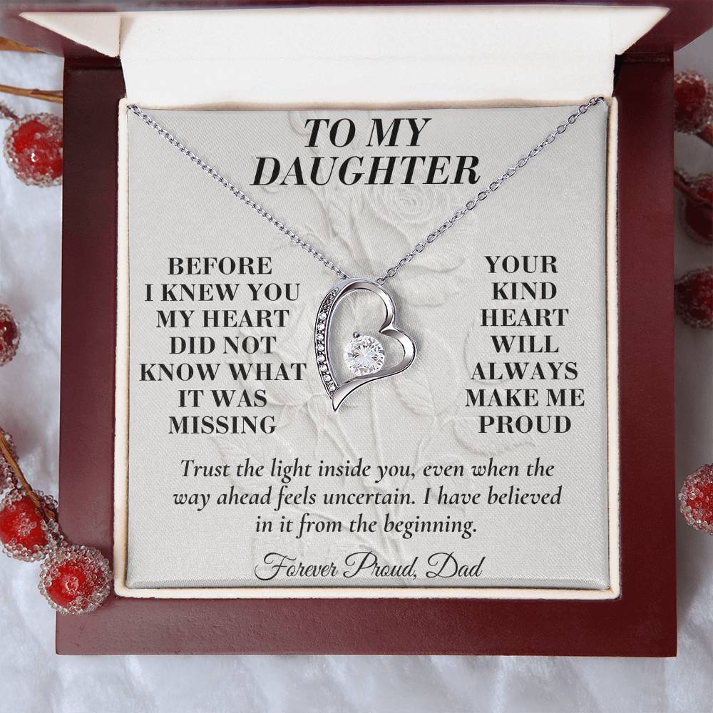 C175 - You Are A Dream I Never Knew My Heart Was Waiting To Love So Deeply - Forever Love Necklace