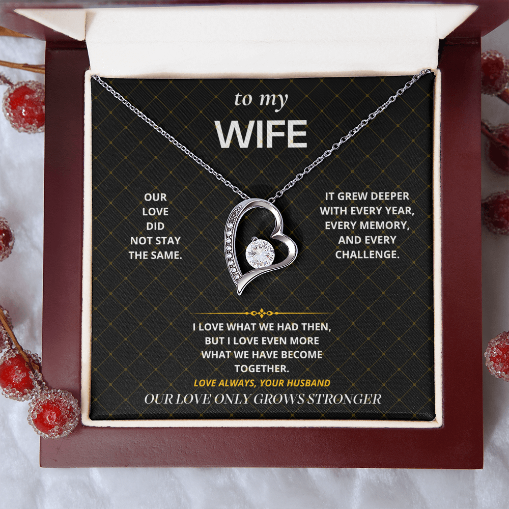 S37 - A Love That Grew Stronger – Forever Love Necklace From Husband