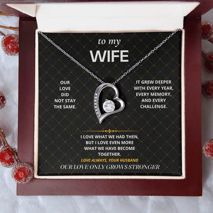S37 - A Love That Grew Stronger – Forever Love Necklace From Husband