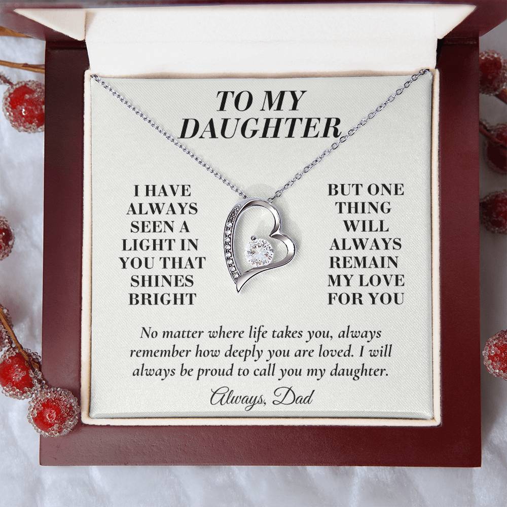 C146 - When Life Asks You To Be Strong Remember You Have Always Been Stronger Than You Know - Forever Love Necklace