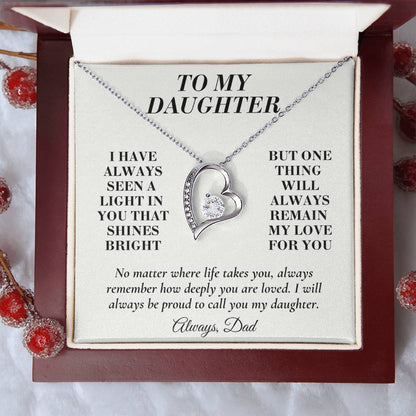 C146 - When Life Asks You To Be Strong Remember You Have Always Been Stronger Than You Know - Forever Love Necklace