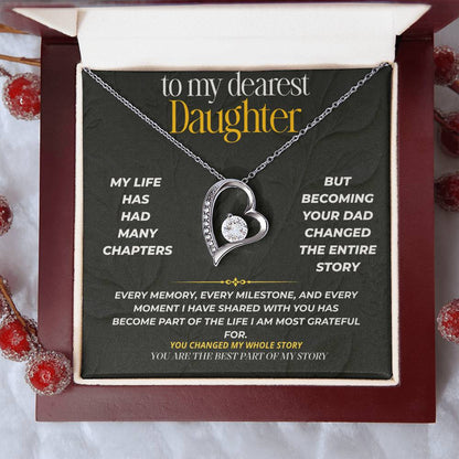 S233 - You Are The Best Part Of My Story – Forever Love Necklace From Dad
