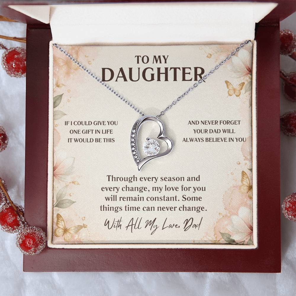 C53 - If I Could Give You One Gift It Would Be To See Yourself Through My Eyes - Forever Love Necklace