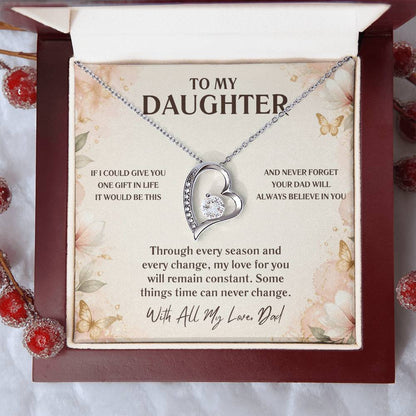 C53 - If I Could Give You One Gift It Would Be To See Yourself Through My Eyes - Forever Love Necklace