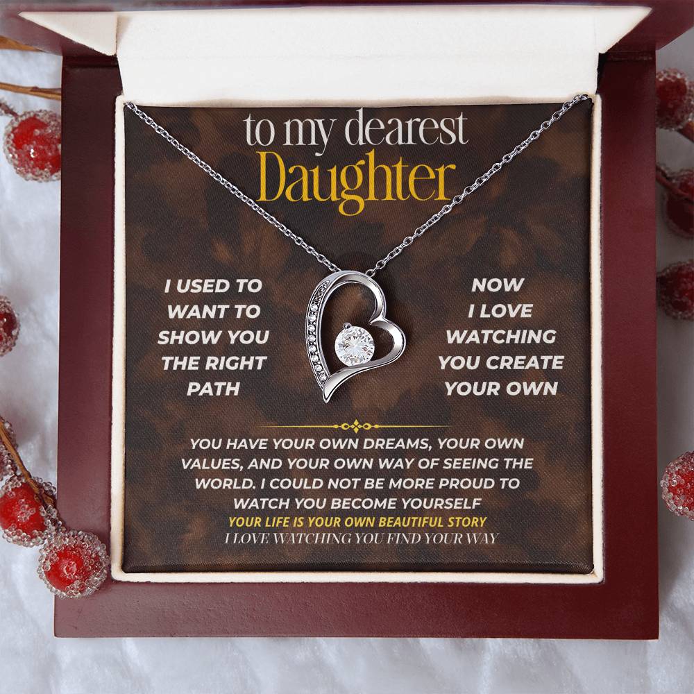 S259 - I Love Watching You Find Your Own Way – Forever Love Necklace From Dad