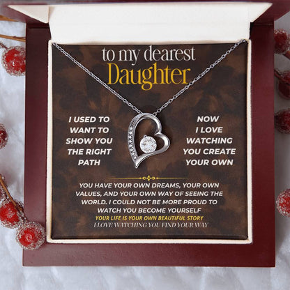 S259 - I Love Watching You Find Your Own Way – Forever Love Necklace From Dad