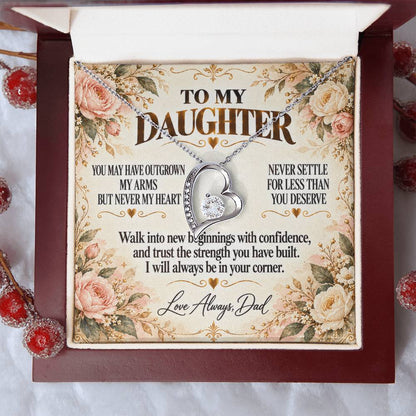 C304 - You Will Forever Be My Little Girl And One Of The Greatest Blessings Of My Life - Forever Love Necklace