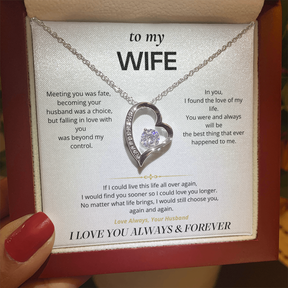 S1 - I'd Choose You Again – Forever Love Necklace From Husband