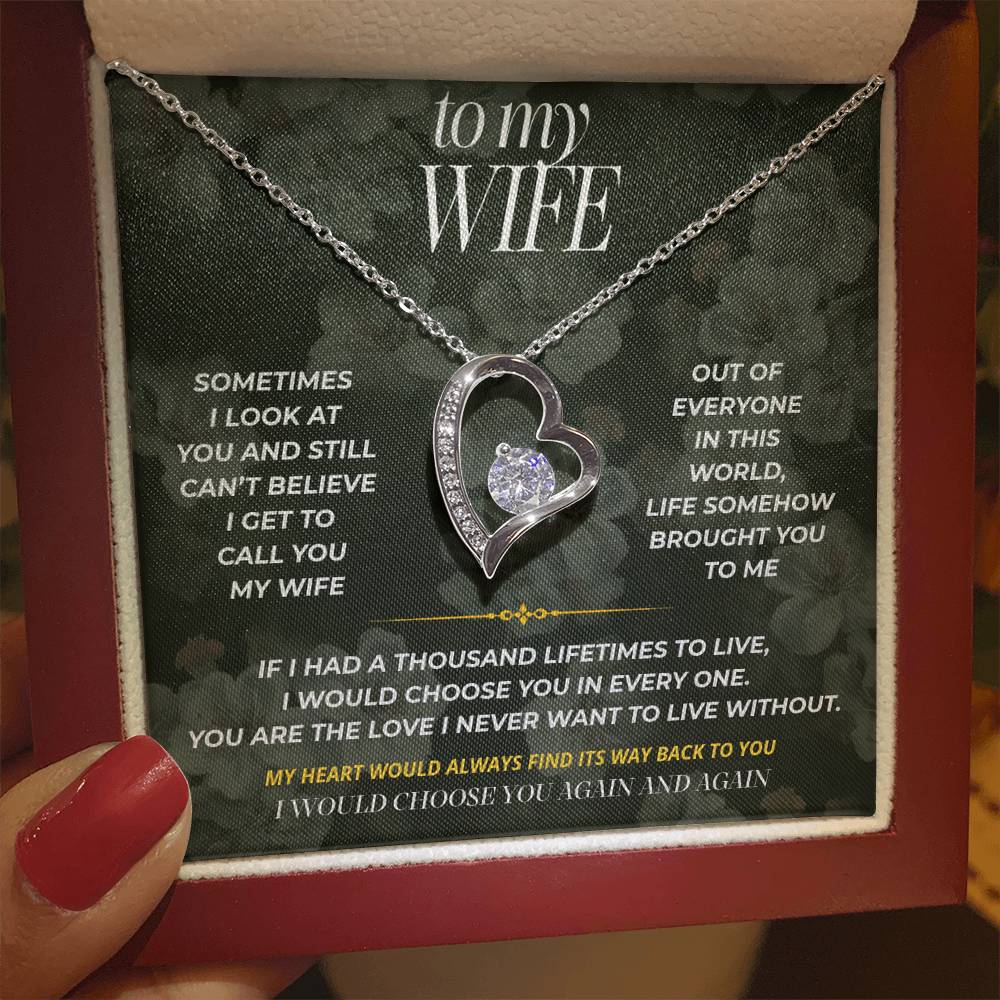 S78 - I Still Get To Call You Mine – Forever Love Necklace From Husband