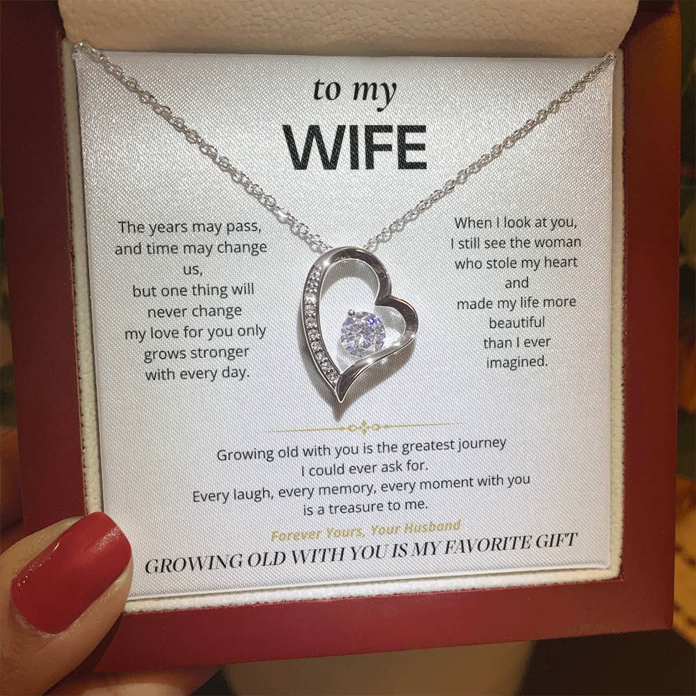 S3 - Growing Old With You – Forever Love Necklace From Husband