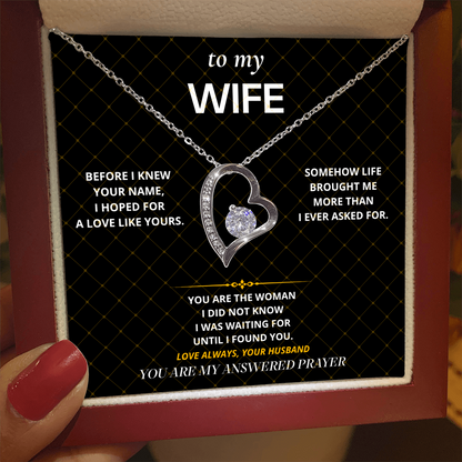 S31 - My Answered Prayer – Forever Love Necklace From Husband
