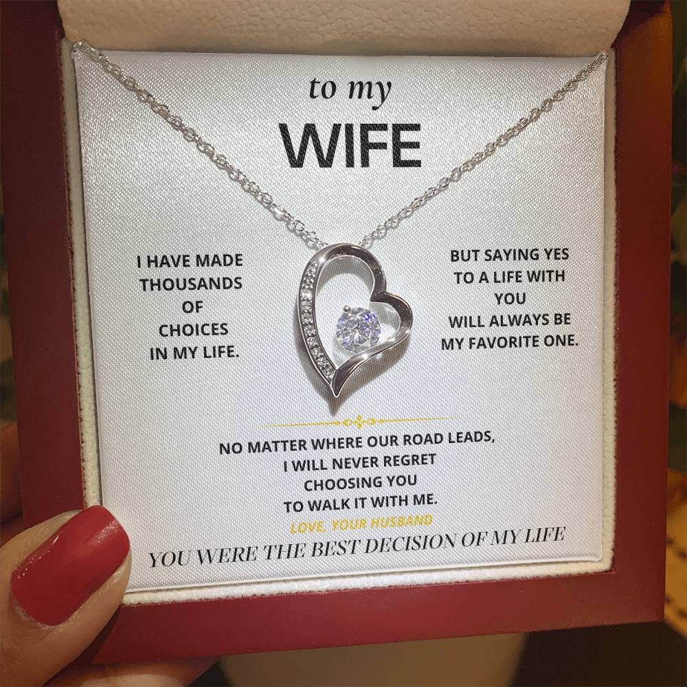 S21 - The Best Decision Of My Life – Forever Love Necklace From Husband