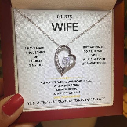 S21 - The Best Decision Of My Life – Forever Love Necklace From Husband