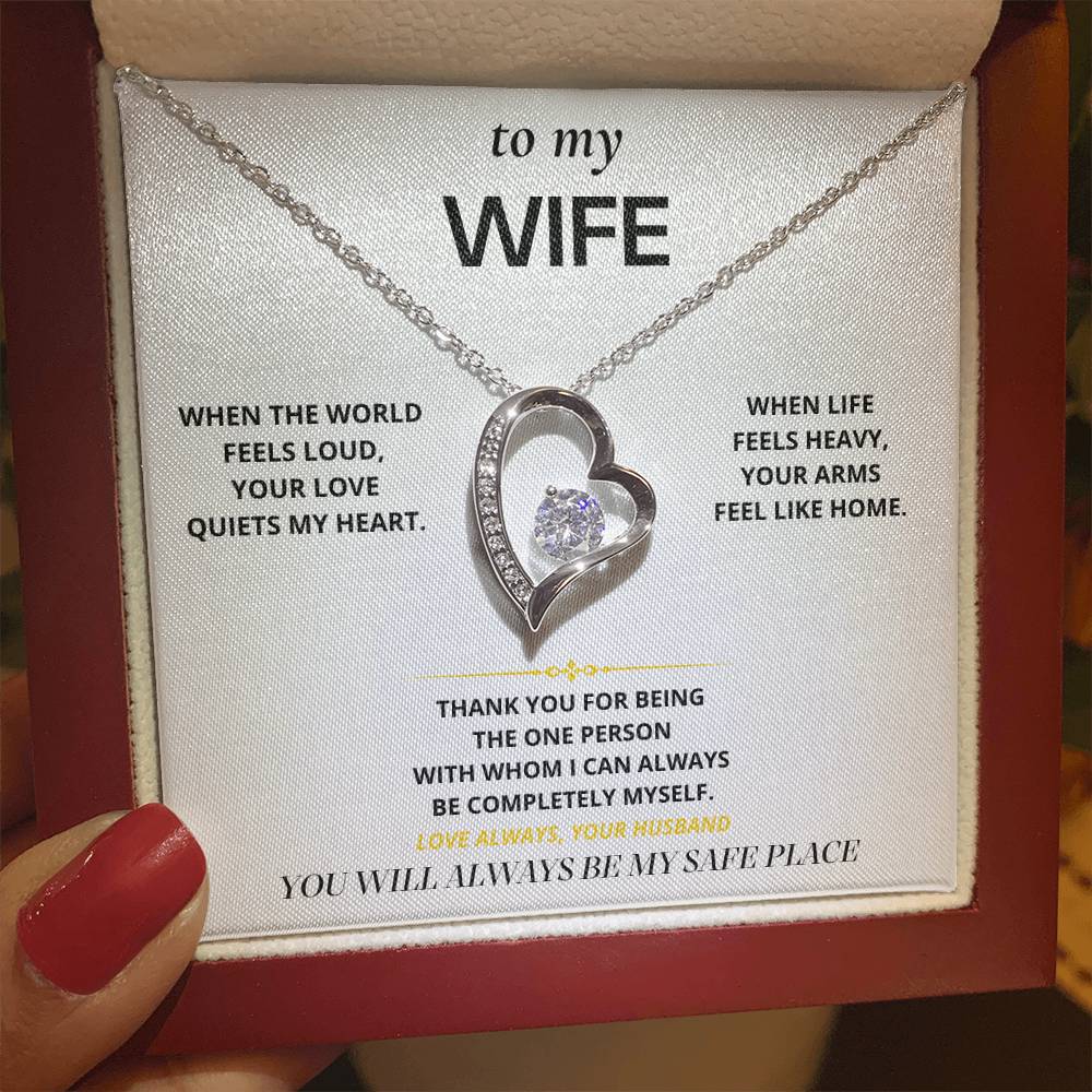 S22 - My Safe Place – Forever Love Necklace From Husband