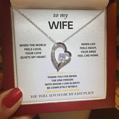S22 - My Safe Place – Forever Love Necklace From Husband