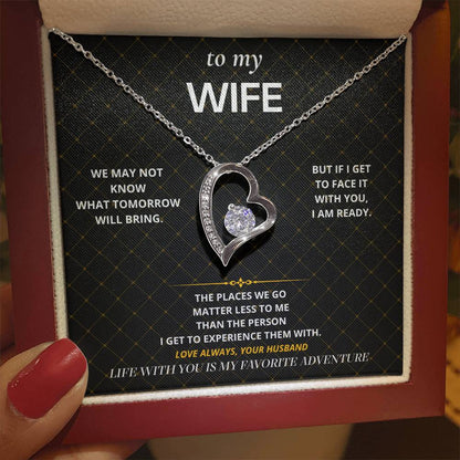 S61 - My Favorite Adventure – Forever Love Necklace From Husband