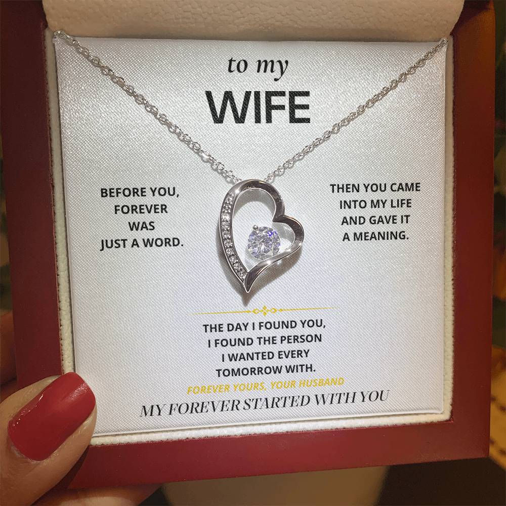 S17 - Forever Started With You – Forever Love Necklace From Husband