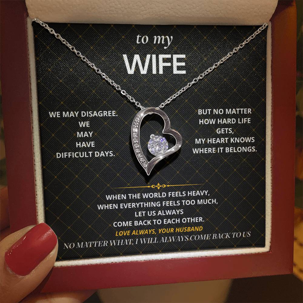 S58 - Always Come Back To Us – Forever Love Necklace From Husband