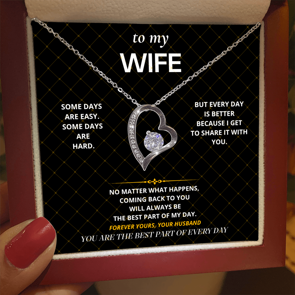 S44 - The Best Part Of Every Day – Forever Love Necklace From Husband