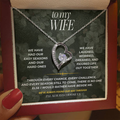 S84 - Through Every Season Of Life – Forever Love Necklace From Husband