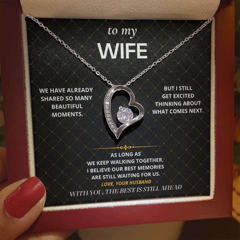 S63 - The Best Is Still Ahead – Forever Love Necklace From Husband