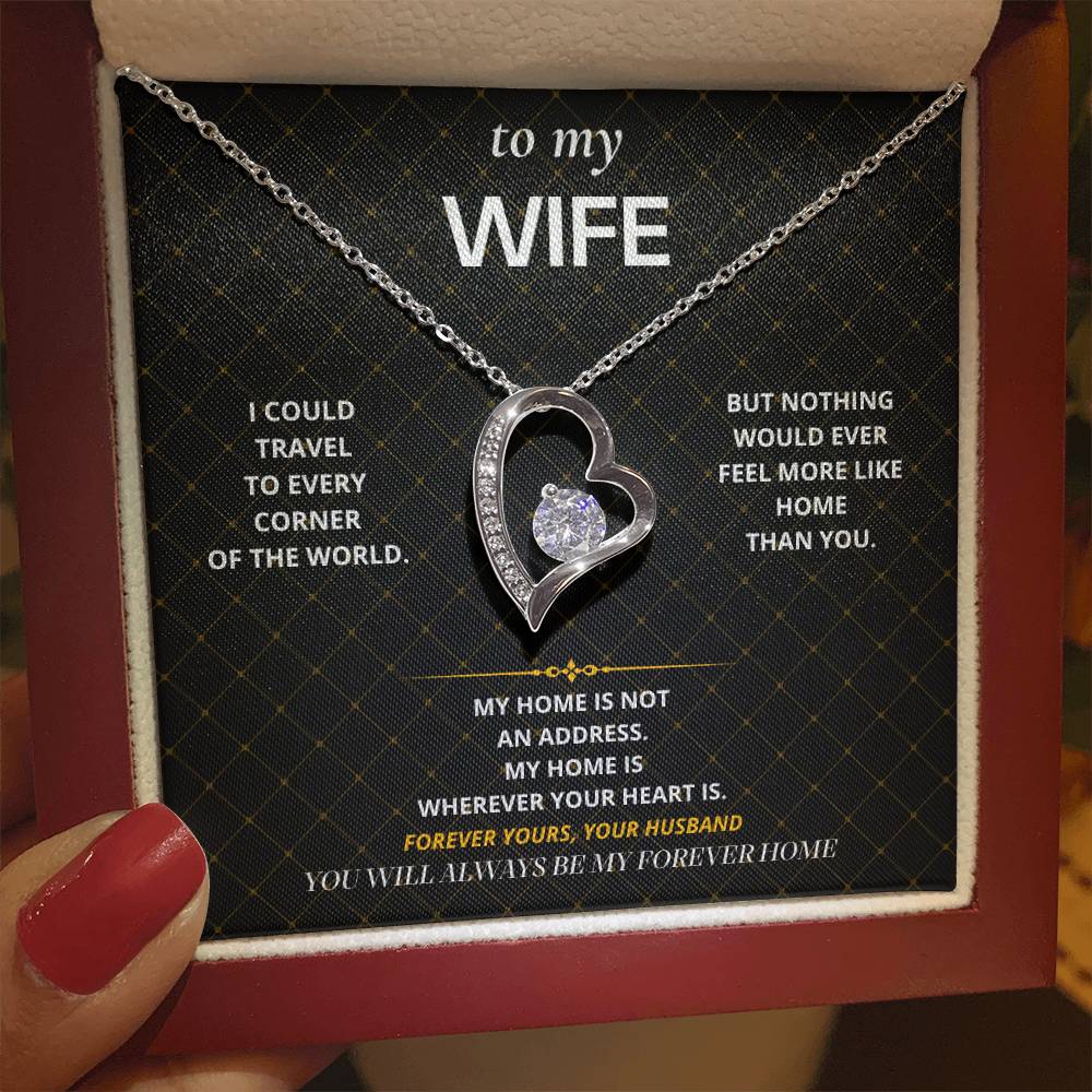 S68 - My Forever Home – Forever Love Necklace From Husband