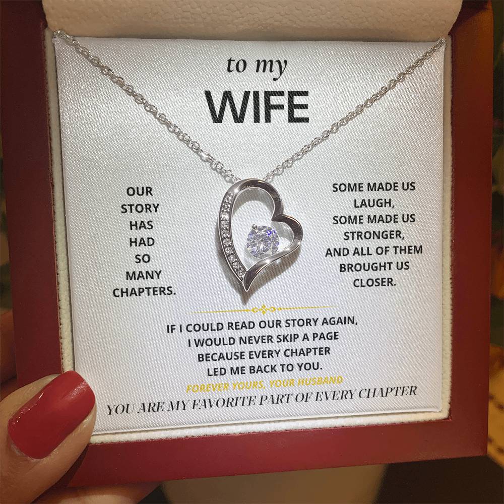 S23 - Every Chapter With You – Forever Love Necklace From Husband