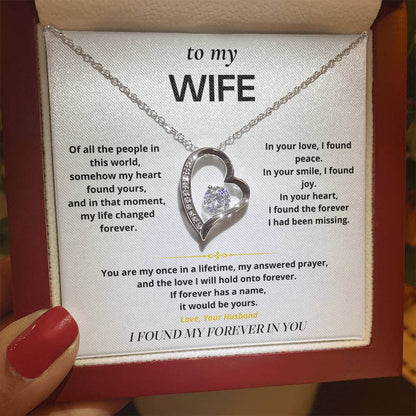 S10 - I Found My Forever In You – Forever Love Necklace From Husband