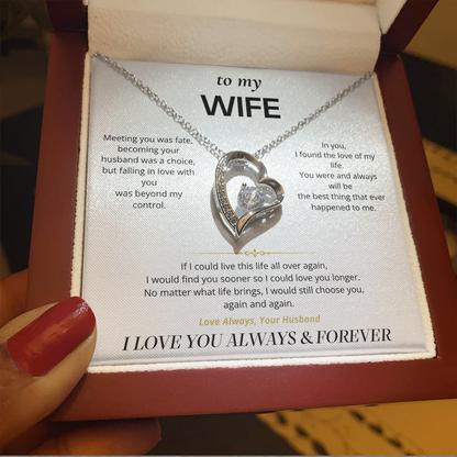 S1 - I'd Choose You Again – Forever Love Necklace From Husband