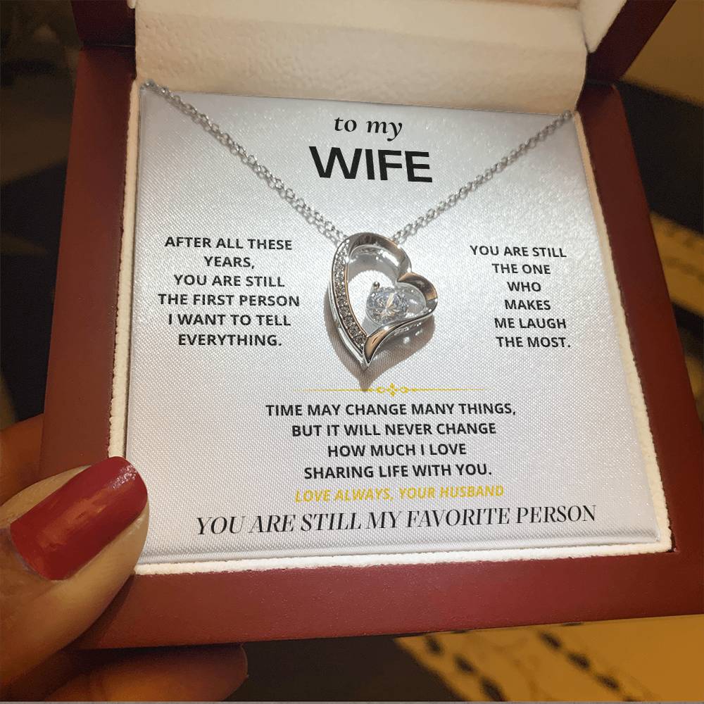 S19 - Still My Favorite Person – Forever Love Necklace From Husband