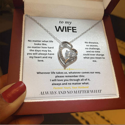 S12 - Always And No Matter What – Forever Love Necklace From Husband