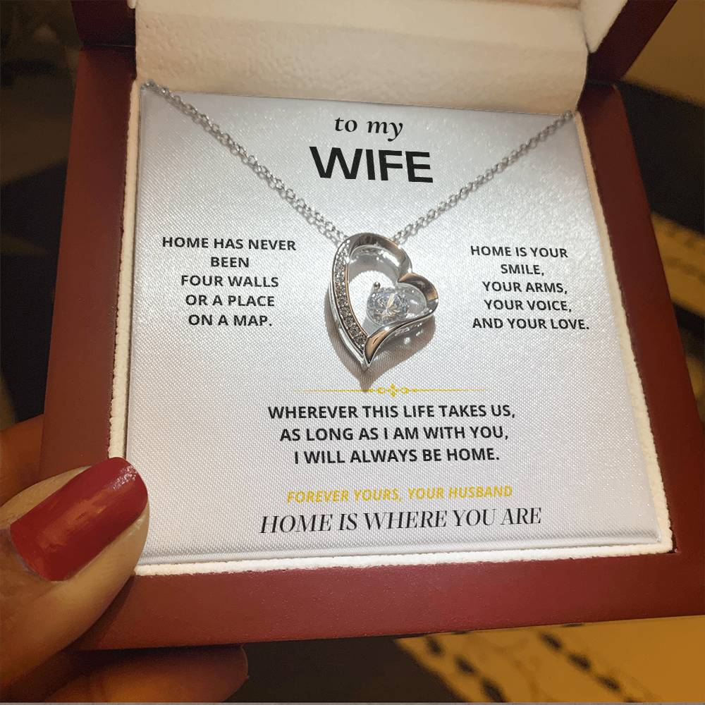 S14 - Home Is Where You Are – Forever Love Necklace From Husband