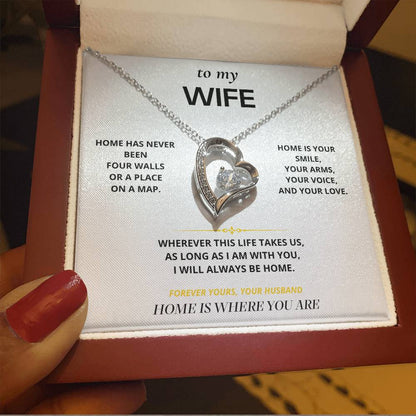 S14 - Home Is Where You Are – Forever Love Necklace From Husband