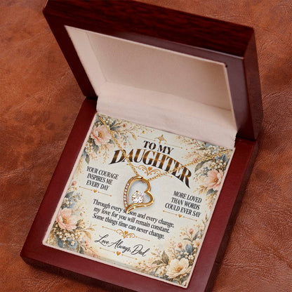 C448 - Your Story Is Only Beginning And I Will Always Be Proud To Watch You Write Every Chapter - Forever Love Necklace