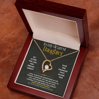 S208 - Wherever You Go, I’ll Be Cheering For You – Forever Love Necklace From Dad