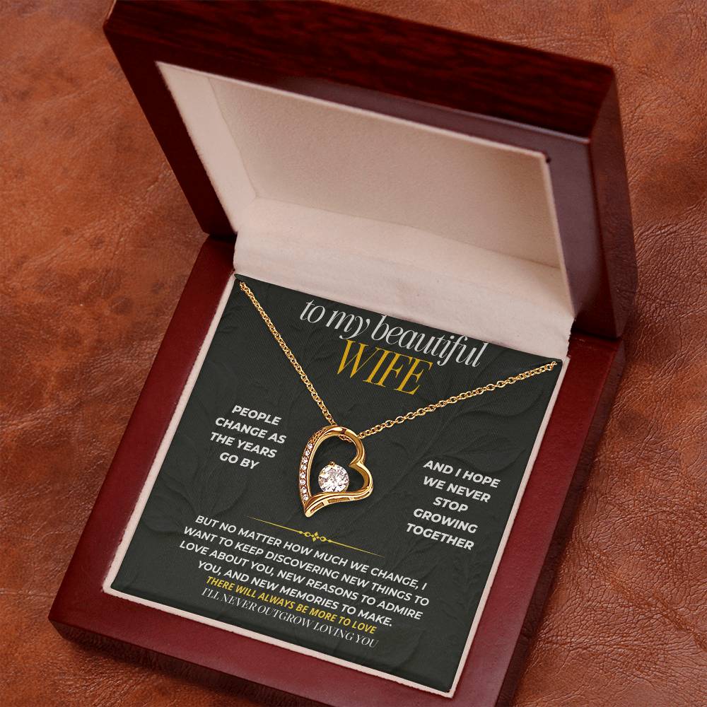 S198 - You Are The Love I’ll Never Outgrow – Forever Love Necklace From Husband