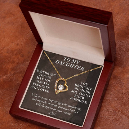 C164 - My Love Will Be Your Quiet Home Wherever Your Journey Takes You - Forever Love Necklace