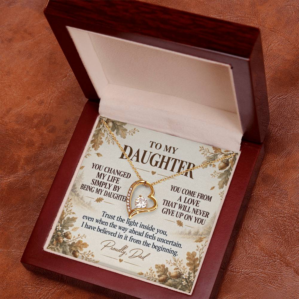 C270 - You Made Me A Better Man Simply By Giving Me The Honor Of Being Your Dad - Forever Love Necklace