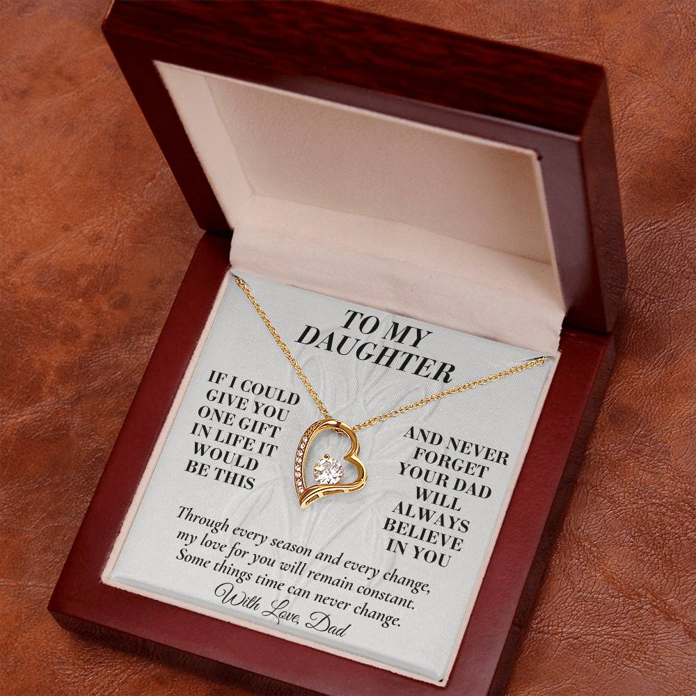 C153 - If I Could Give You One Gift It Would Be To See Yourself Through My Eyes - Forever Love Necklace