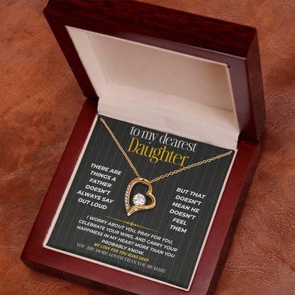 S264 - You Are More Loved Than You Realize – Forever Love Necklace From Dad