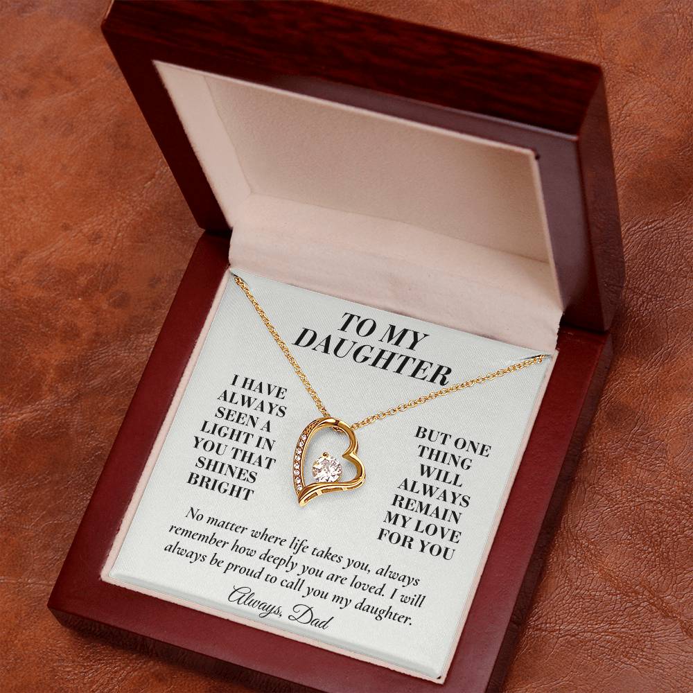 C146 - When Life Asks You To Be Strong Remember You Have Always Been Stronger Than You Know - Forever Love Necklace