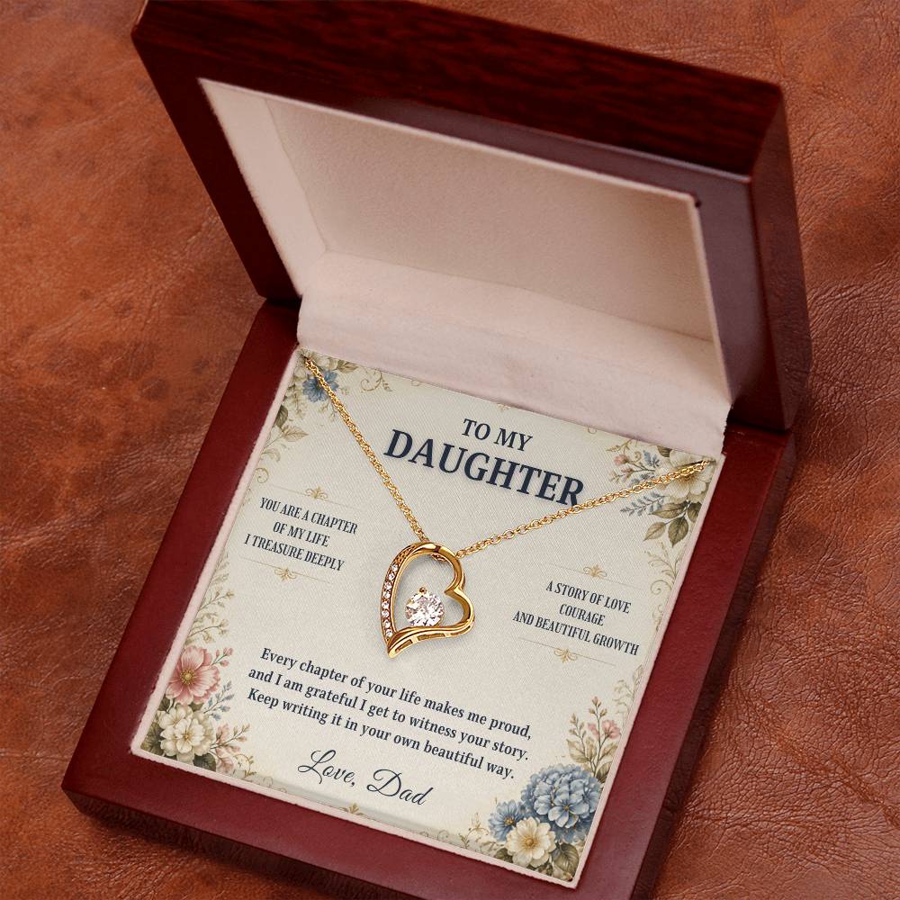C12 - You Are The Beautiful Chapter Of My Life I Will Always Read With Pride - Forever Love Necklace