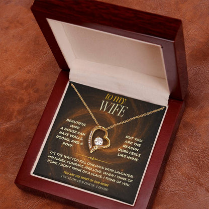 S141 - You Made Our House A Home – Forever Love Necklace From Husband