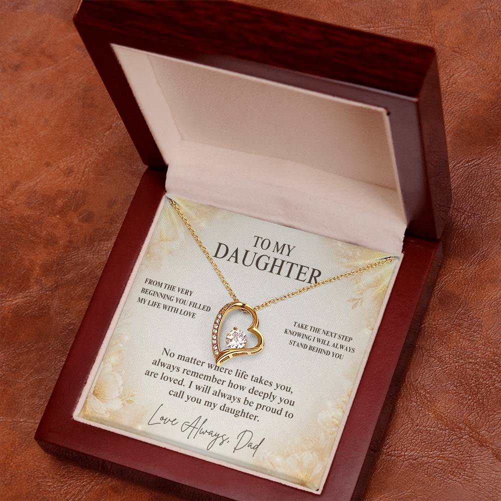 C56 - From The Very Beginning You Filled My Life With Love Pride And Joy - Forever Love Necklace