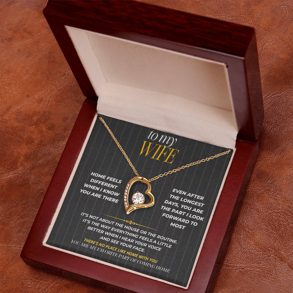 S189 - You Are My Favorite Part Of Coming Home – Forever Love Necklace From Husband
